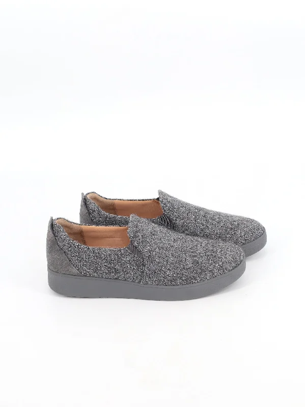 Women's Plain Slip On Shoes,Grey