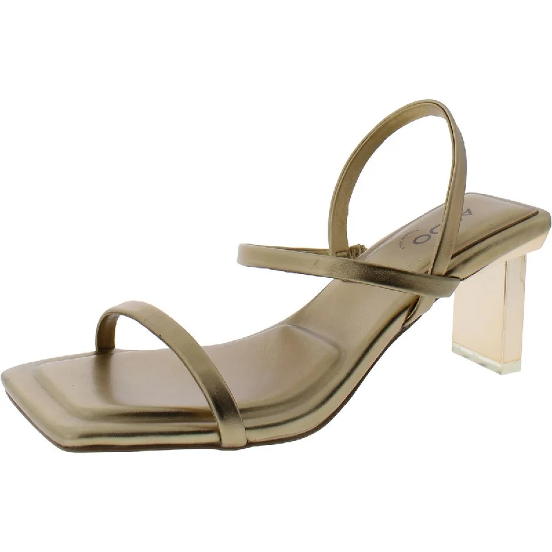 Aldo Womens Bhfo Padded Insole Faux Leather Ankle Strap