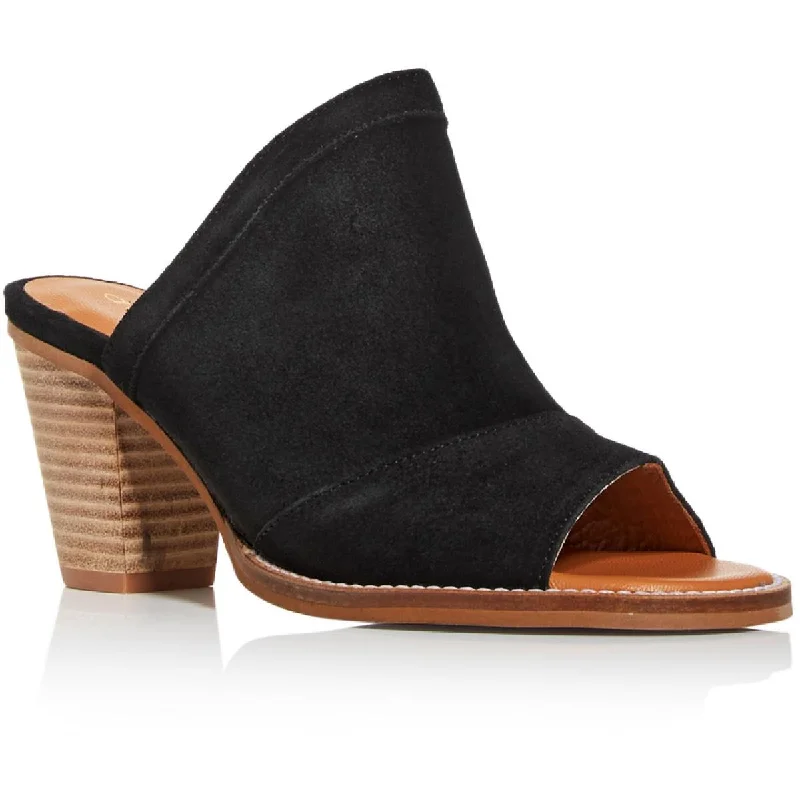 André Assous Womens Suri Leather Slip On Heels