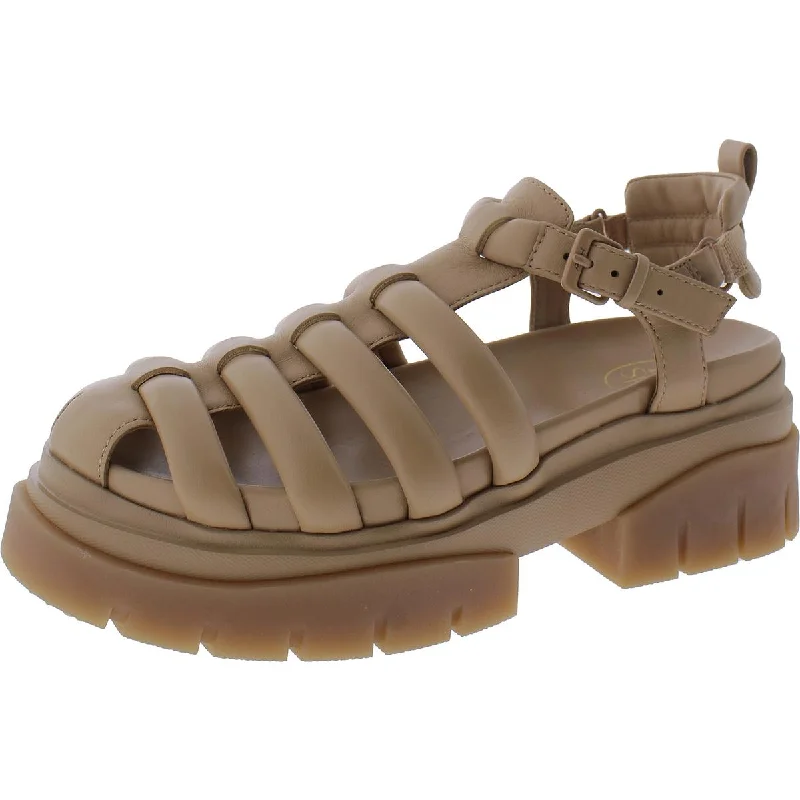 ASH Womens Shark Leather Strappy Sandals