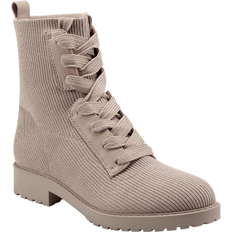 Bandolino Womens Fran 2 Ankle Pull On Combat & Lace-up Boots