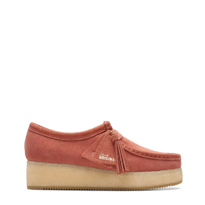 Clarks Originals Womens Wallacraft Bee Terracotta Suede