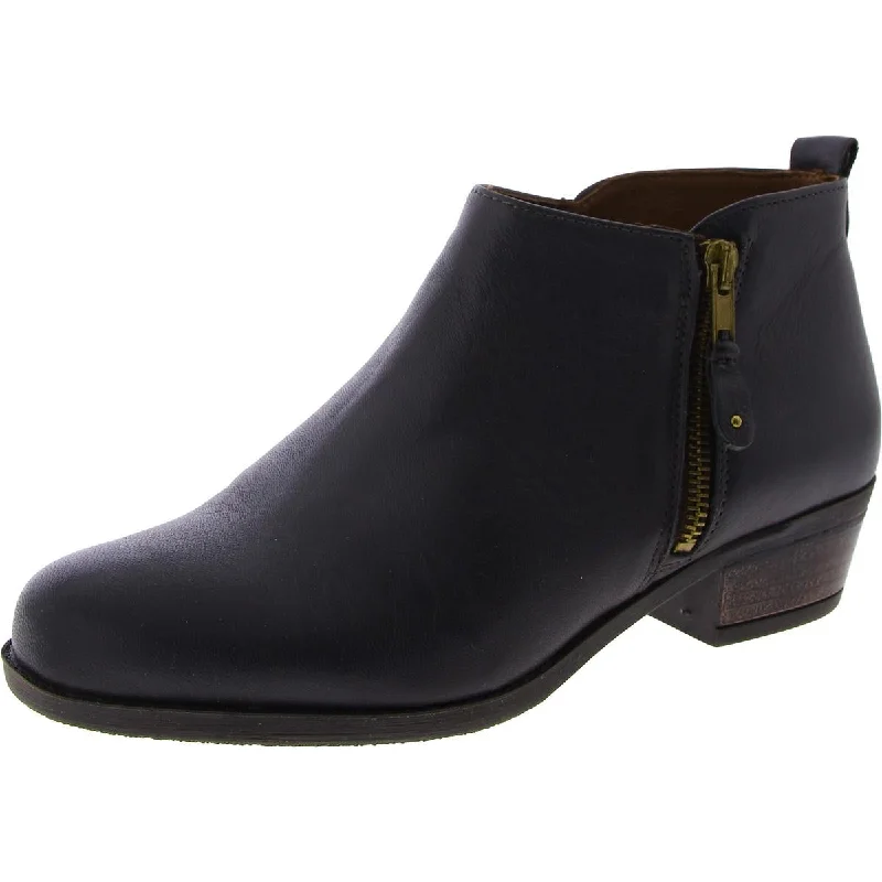 Eric Michael Womens Leather Comfort Booties