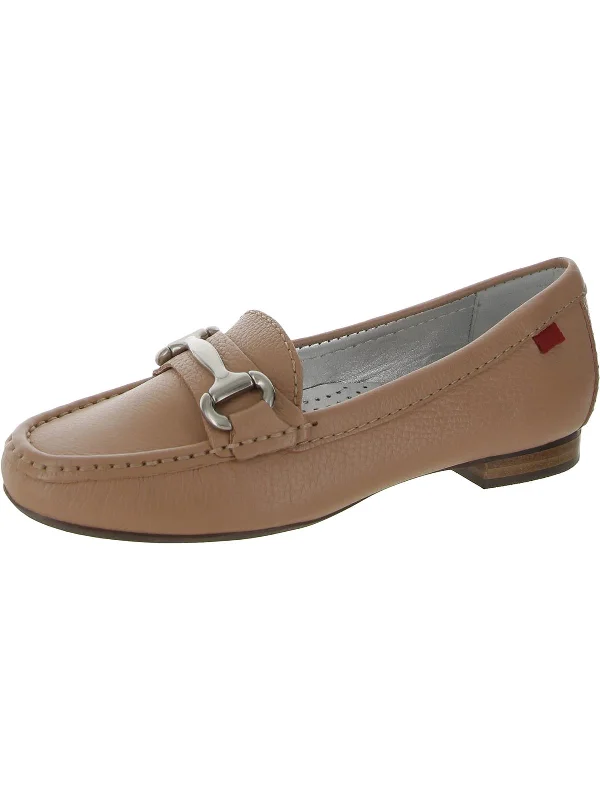 Grand St. Womens Metallic Leather Loafers