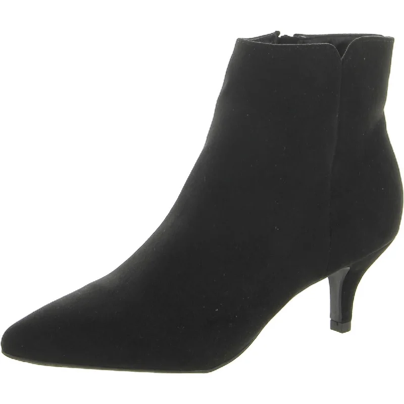 Journee Collection Womens Pointed Toe Heeled Ankle Boots