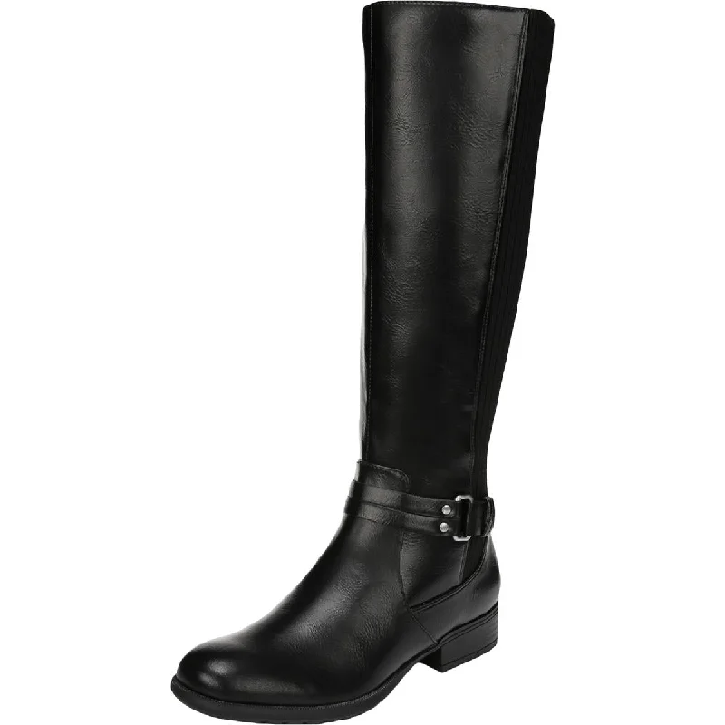 LifeStride Womens X-Anita Faux Leather Tall Knee-High Boots