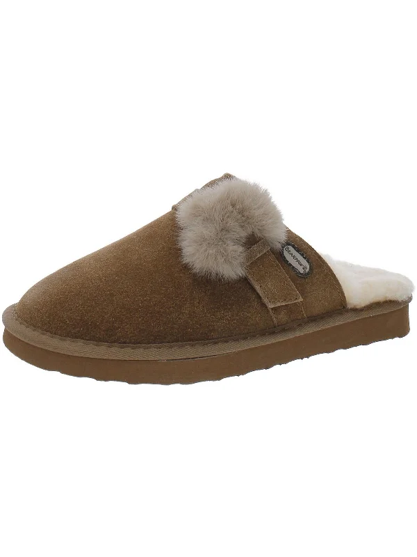 Lina Womens Suede Slide Slippers