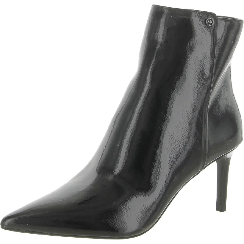 MICHAEL Michael Kors Womens Alina Flex Patent Ankle Booties