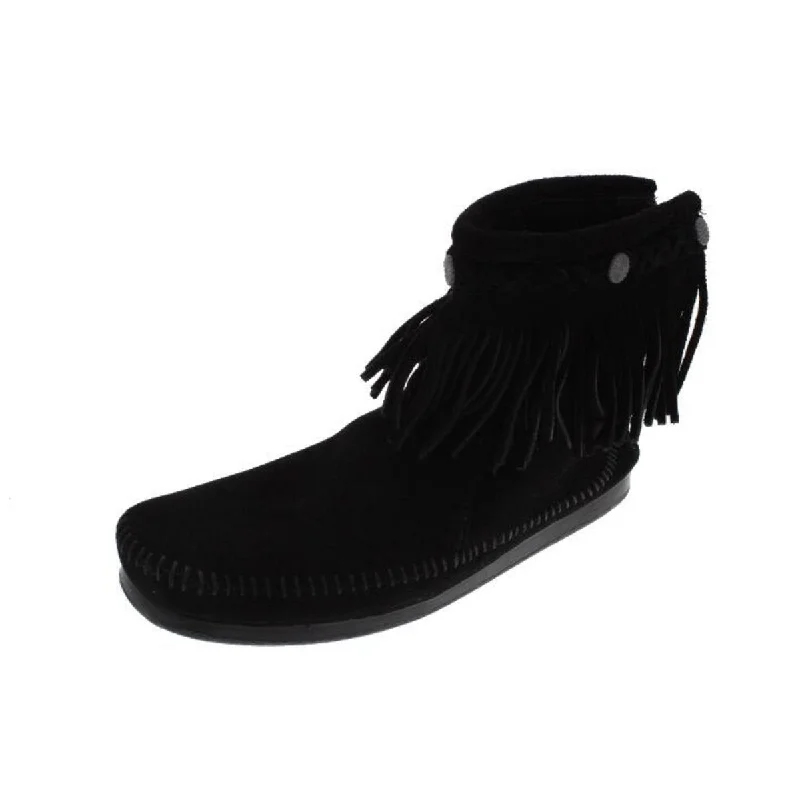 Minnetonka Moccasin Fringe Moccasin Boots