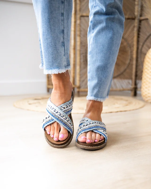 Very G Elkin Sandal - Blue FINAL SALE