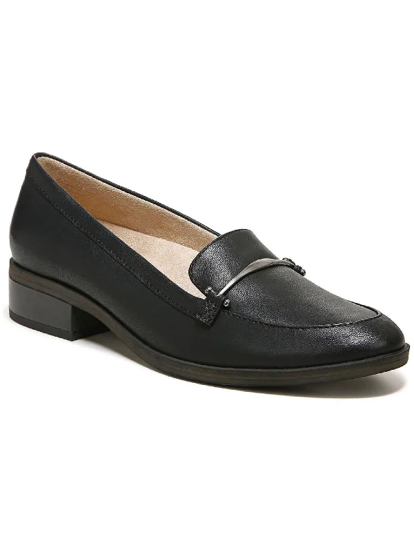 Ridley Womens Faux Leather Slip On Loafers