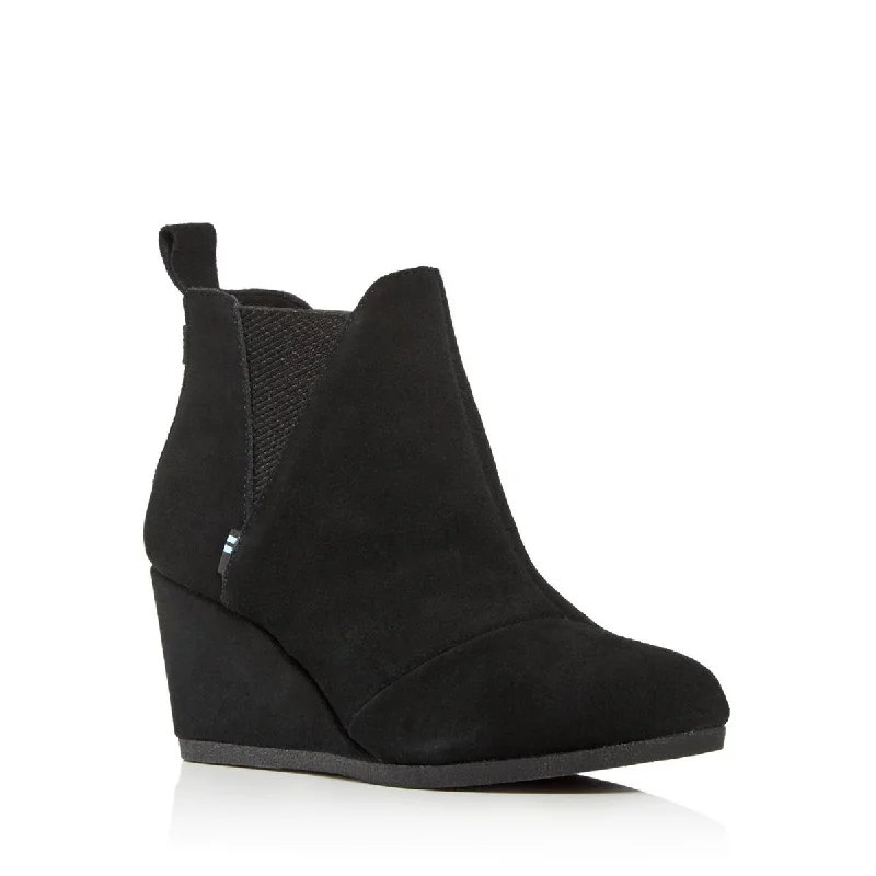 Toms Womens Kelsey Wedge Boots